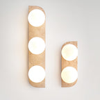 Elysian Travertine Plug-in Wall Light