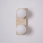 Elysian Travertine Plug-in Wall Light