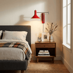 Cone Swing Arm Plug-in Wall Sconce