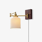 Ceramic Geometry Plug-in Wall Lamp