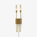 Double Arrow Plug-in Wall Sconce