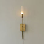 Double Arrow Plug-in Wall Sconce