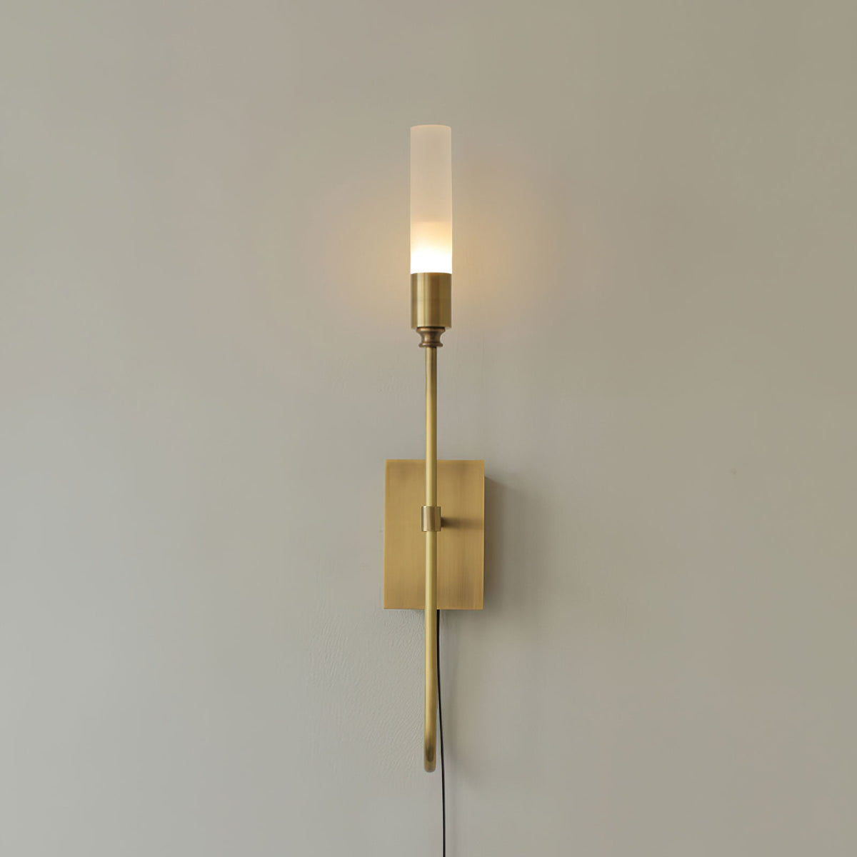 Double Arrow Plug-in Wall Sconce