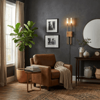 Double Arrow Plug-in Wall Sconce