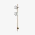 Liora Alabaster Double Globe Wall Sconce