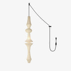 Washi Paper E Pendant Swag Light