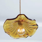 Glass Hibiscus Flower Swag Light
