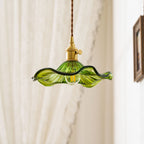 Glass Hibiscus Flower Swag Light