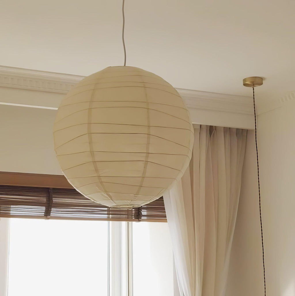 Washi Paper Pendant Swag Lamp