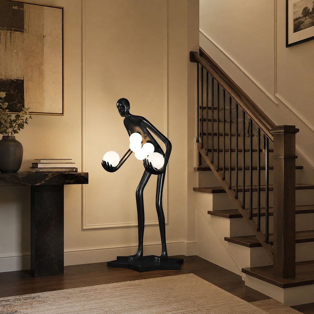 Celestial Guardian Sculpture Floor Lamp