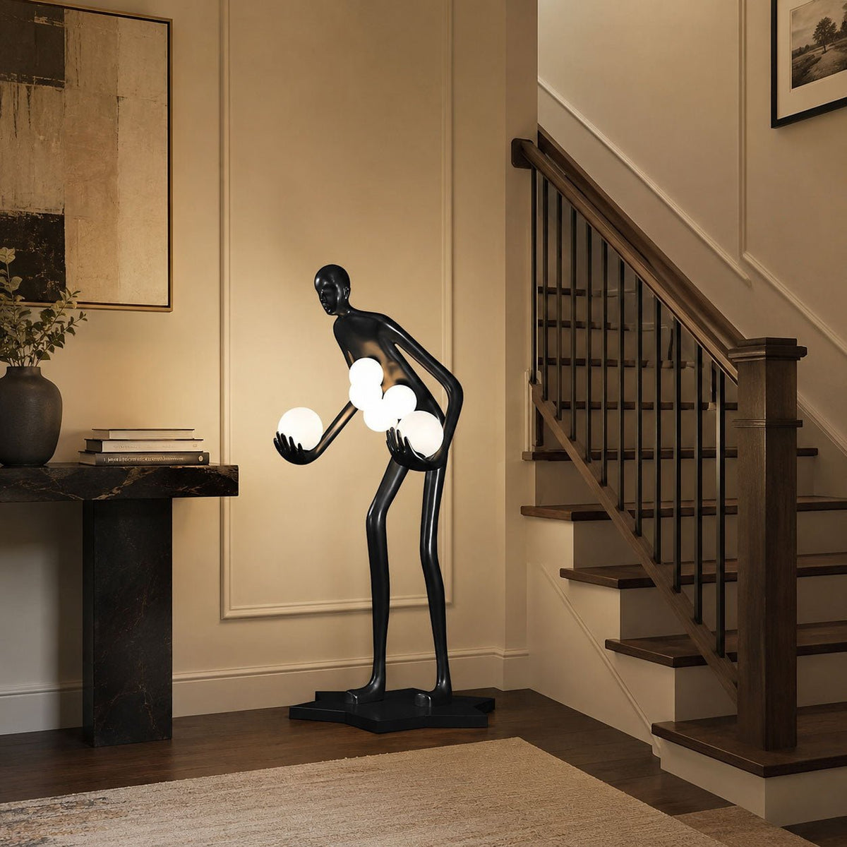 Celestial Guardian Sculpture Floor Lamp