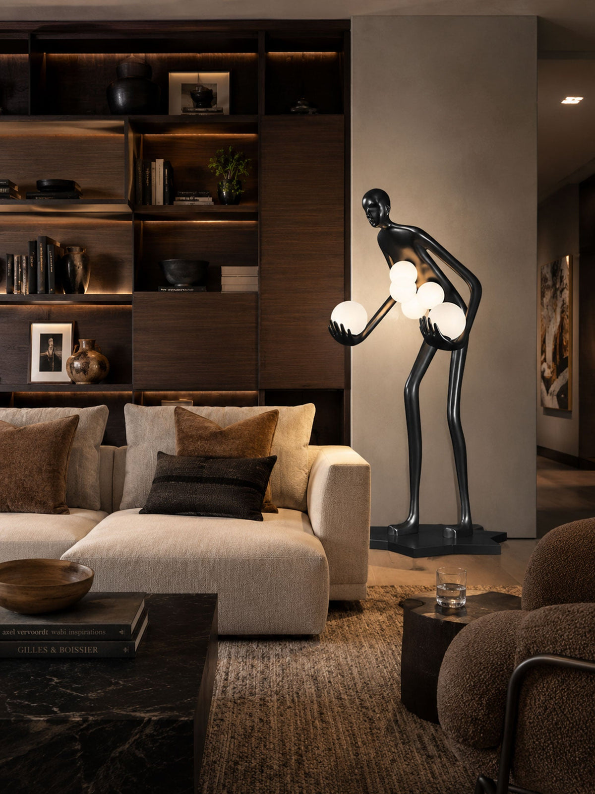 Celestial Guardian Sculpture Floor Lamp