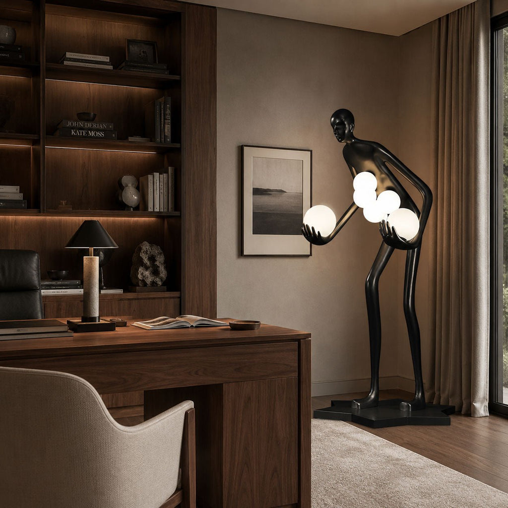 Celestial Guardian Sculpture Floor Lamp
