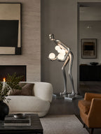 Celestial Guardian Sculpture Floor Lamp