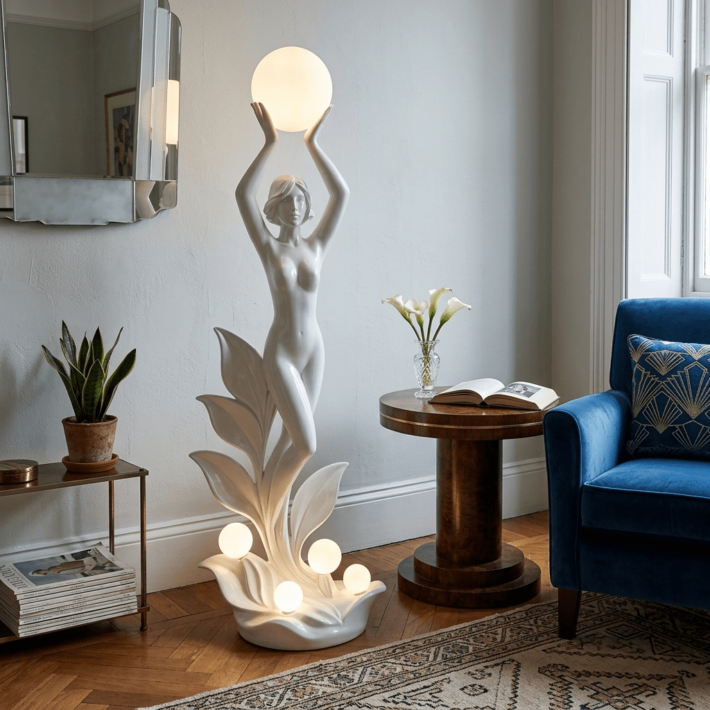 Aurora Muse Sculptural Floor Lamp
