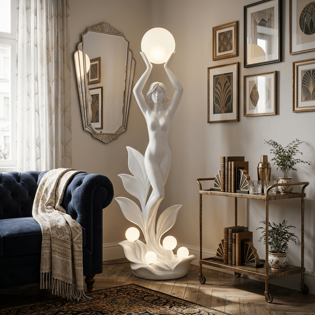 Aurora Muse Sculptural Floor Lamp
