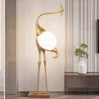 Heron Sculpture Floor Lamp