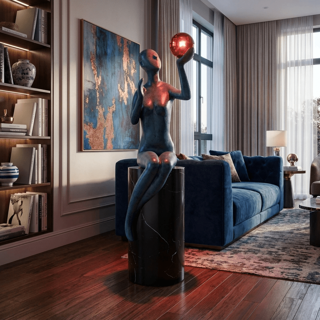 Celeste Poise Sculpture Lamp