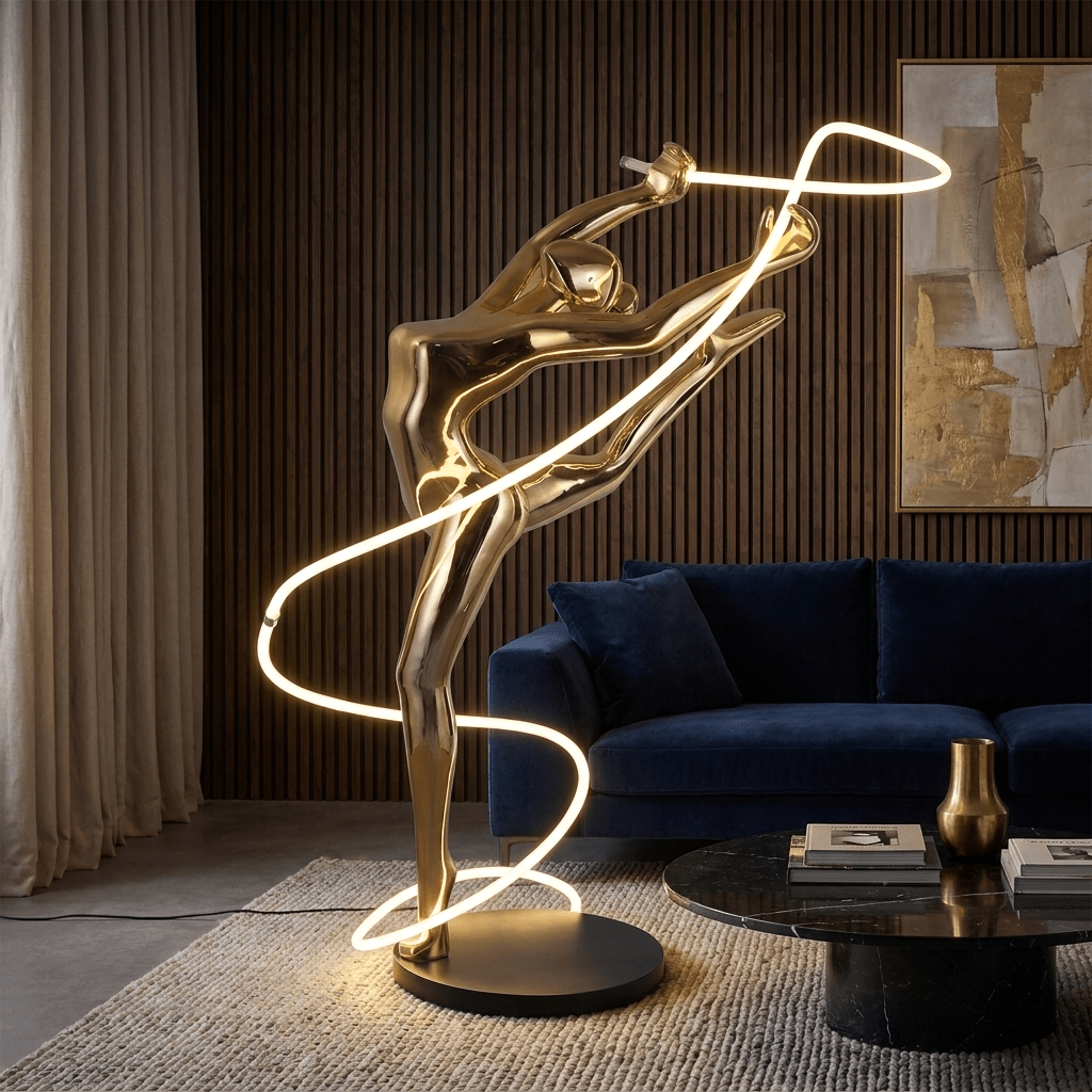 Aurelia Ribbon Dancer Floor Lamp