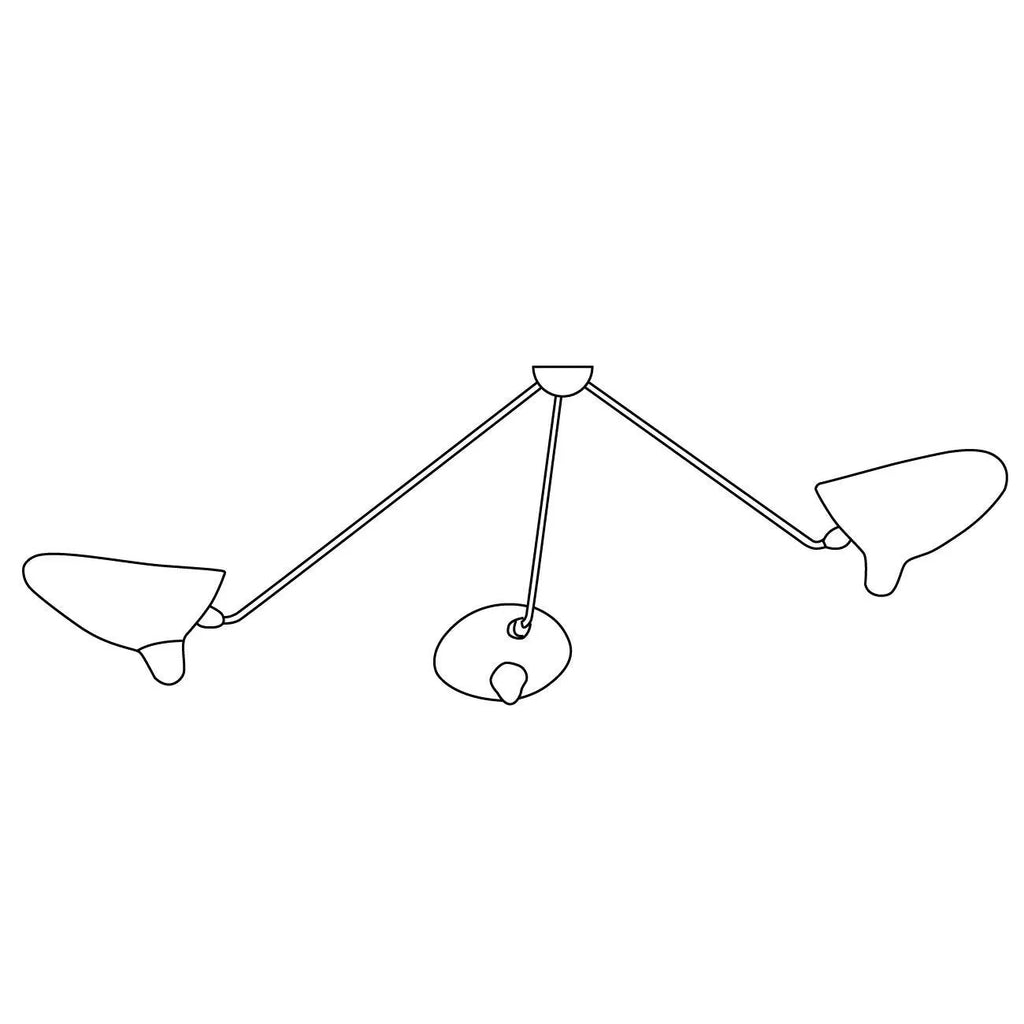 Multi-Arm Spider Ceiling Lamp B