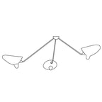 Multi-Arm Spider Ceiling Lamp B
