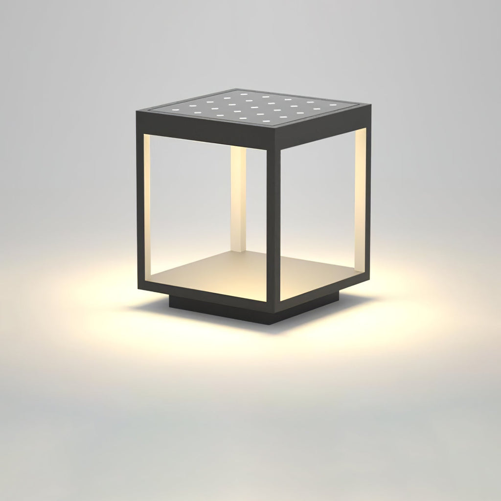 Square Frame Solar Outdoor Light
