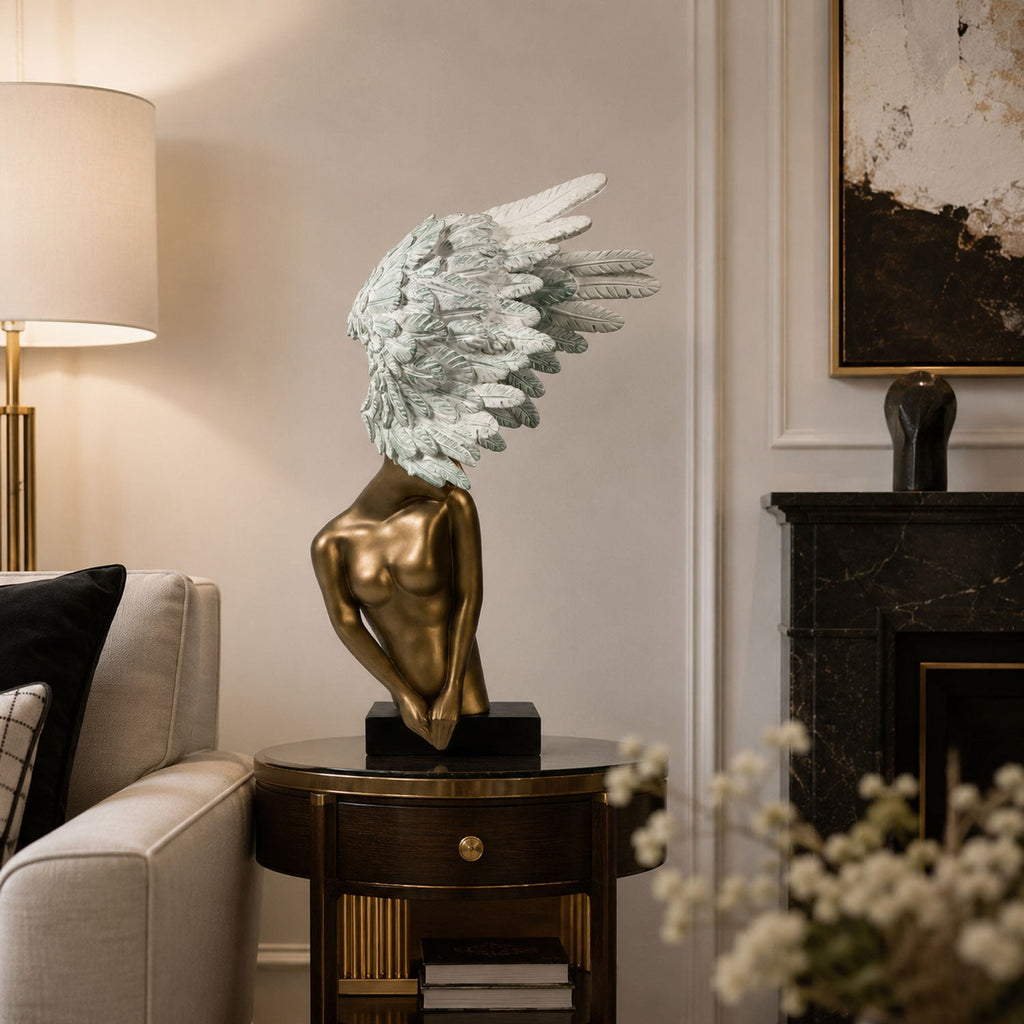 Aurelia Winged Bust Sculpture