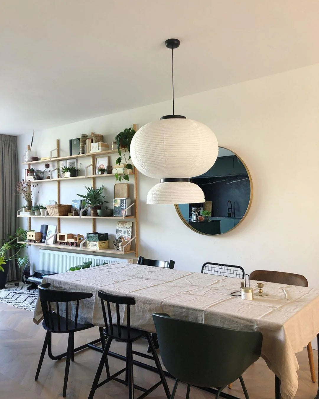 Rice Paper Lantern Pendant Swag Lamp