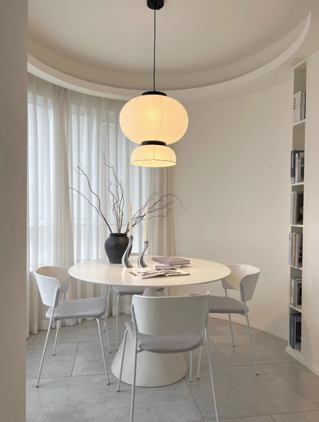 Rice Paper Lantern Pendant Swag Lamp