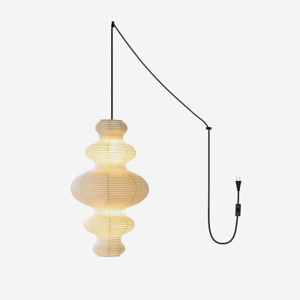 Kozo Paper Tower Swag Pendant