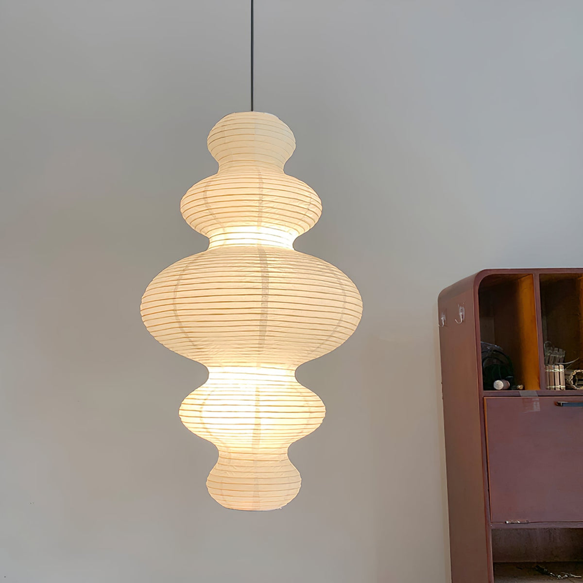 Kozo Paper Tower Swag Pendant