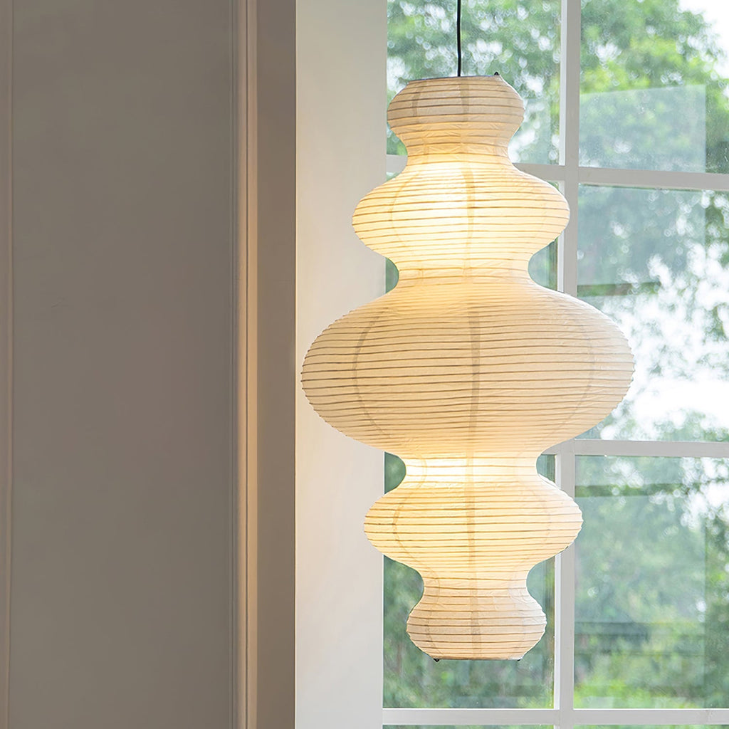 Kozo Paper Tower Swag Pendant