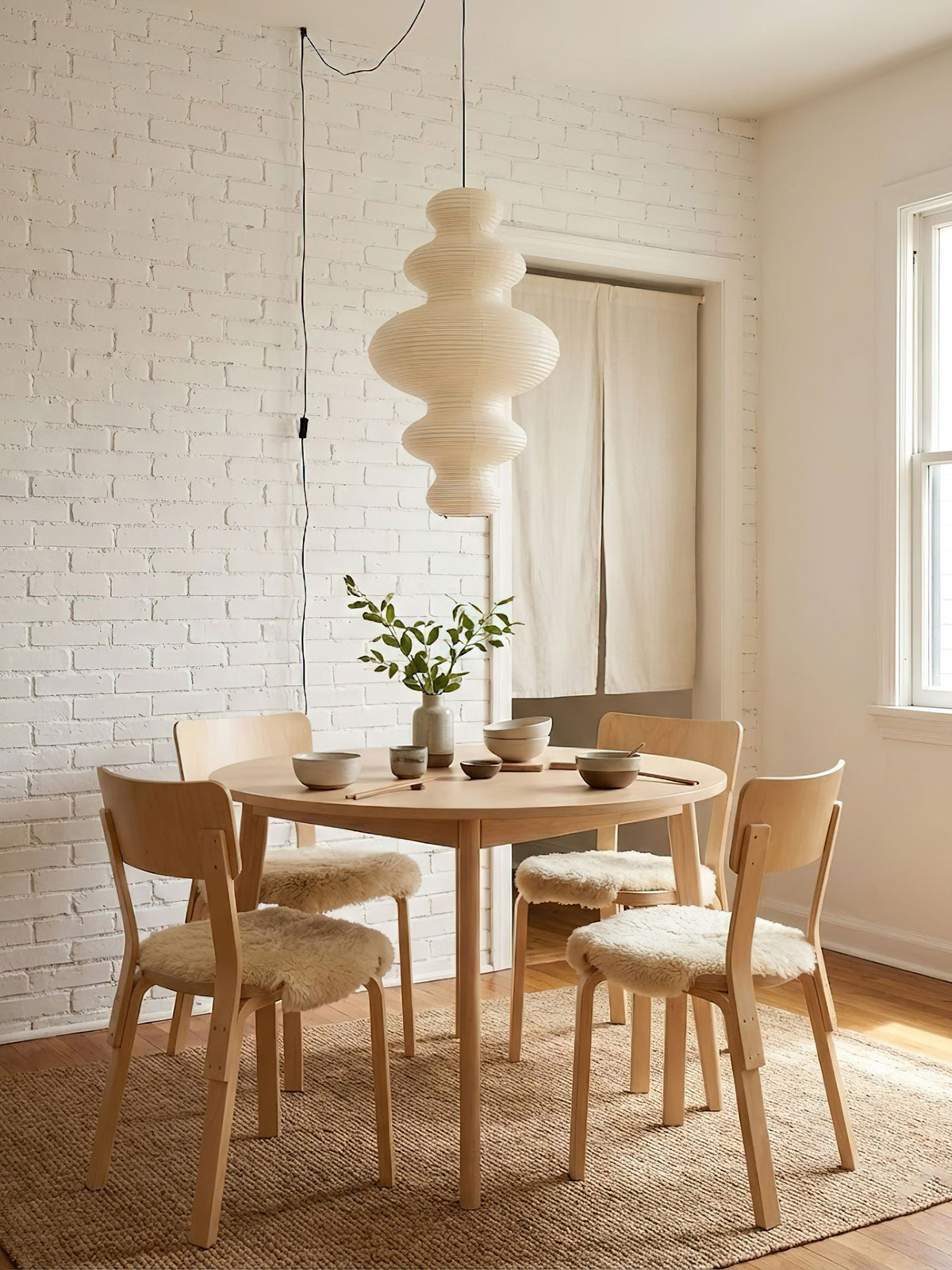 Kozo Paper Tower Swag Pendant