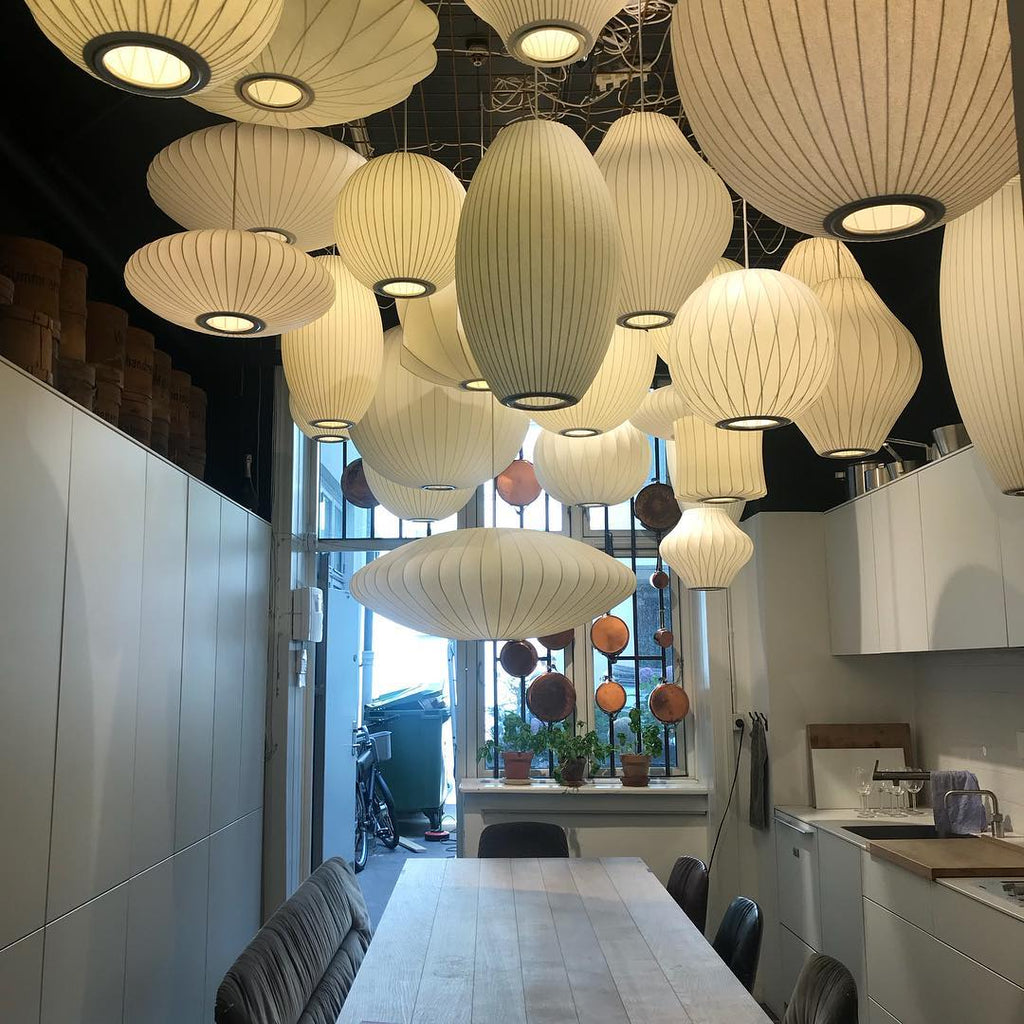 Bubble Swing Arm Pendant Lamp