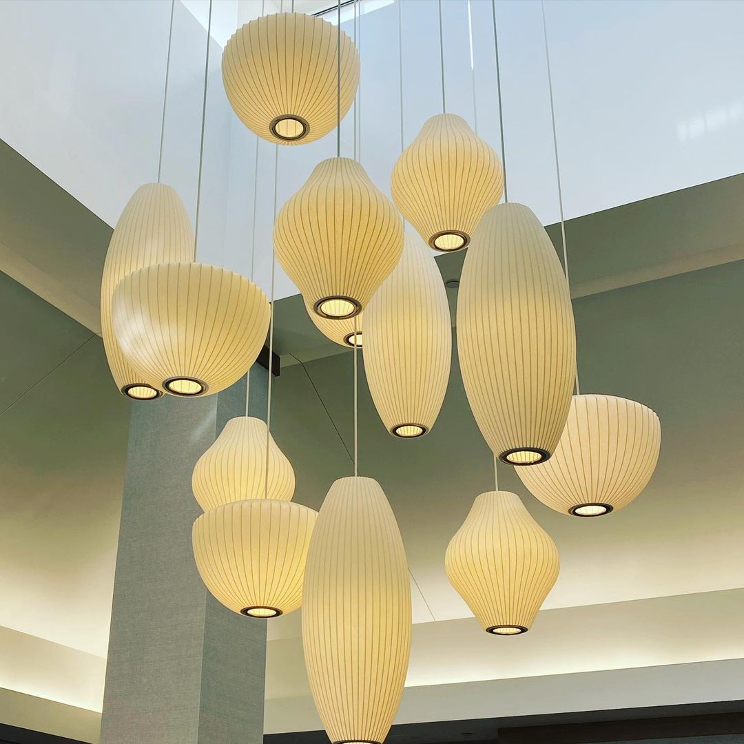 Bubble Swing Arm Pendant Lamp