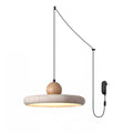 Lola Travertine Swag Pendant Light