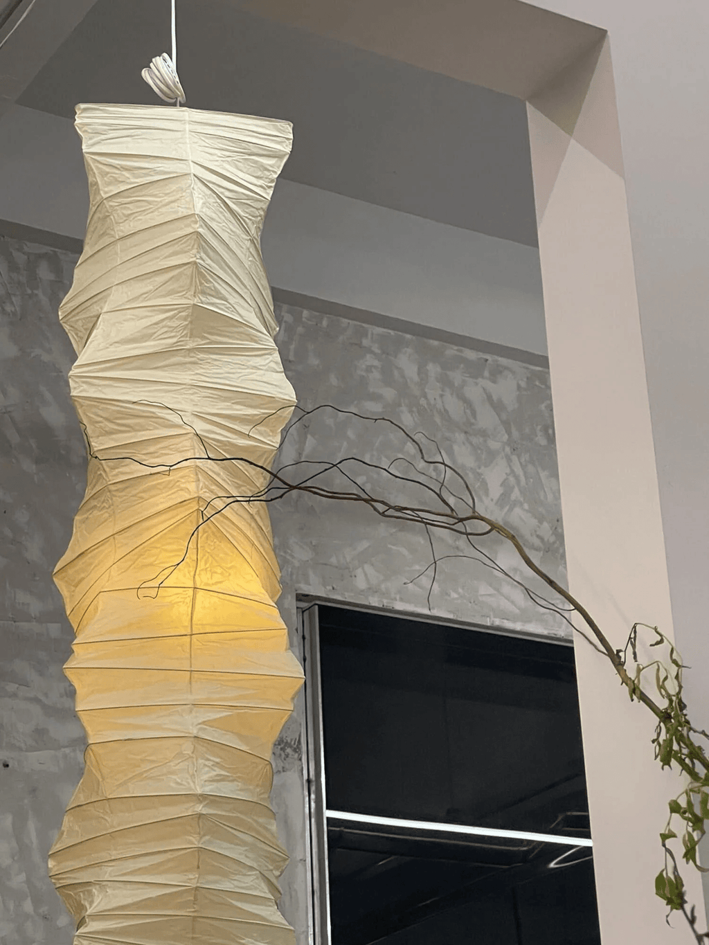 Washi Paper 33N Swag Pendant Light