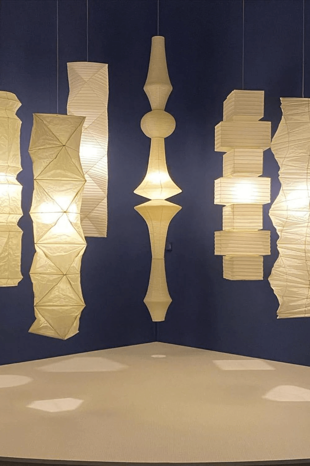 Washi Paper 33N Swag Pendant Light