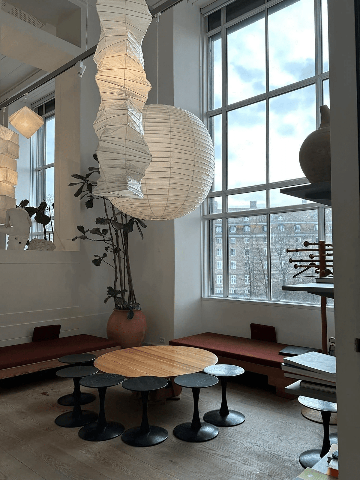 Washi Paper 33N Swag Pendant Light