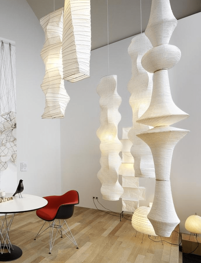 Washi Paper 33N Swag Pendant Light