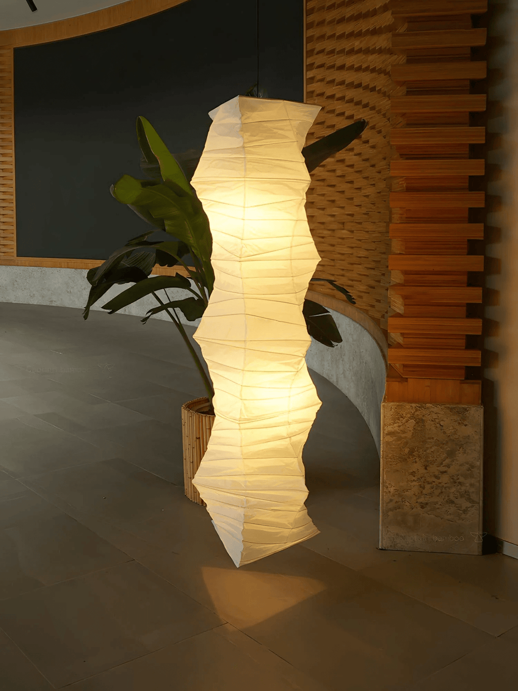 Washi Paper 33N Swag Pendant Light