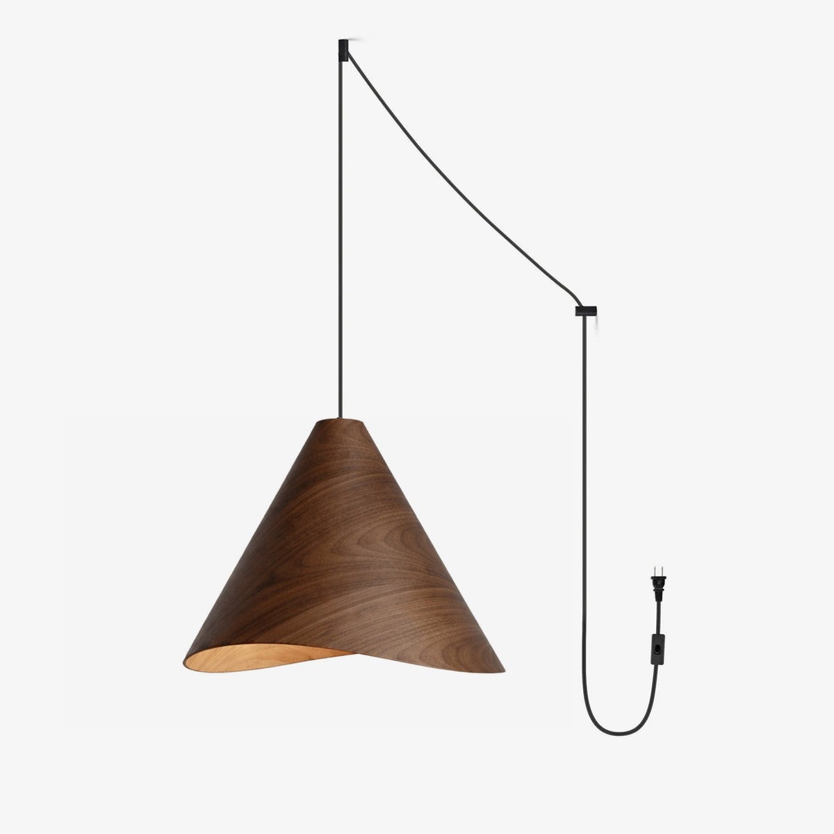 Vela Wood Swag Pendant Light