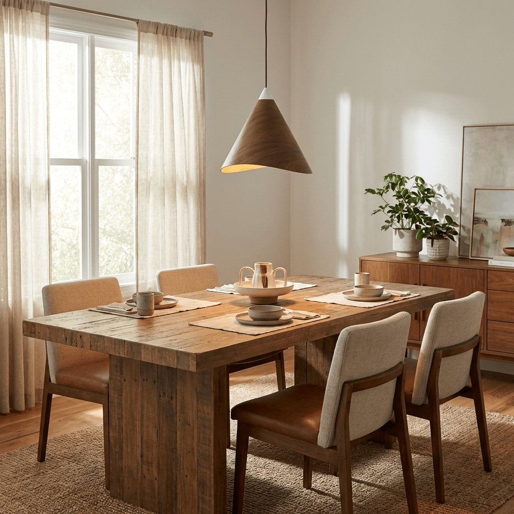 Vela Wood Swag Pendant Light