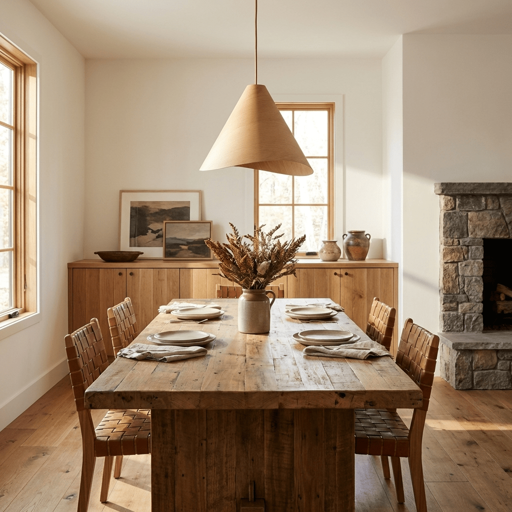 Vela Wood Swag Pendant Light