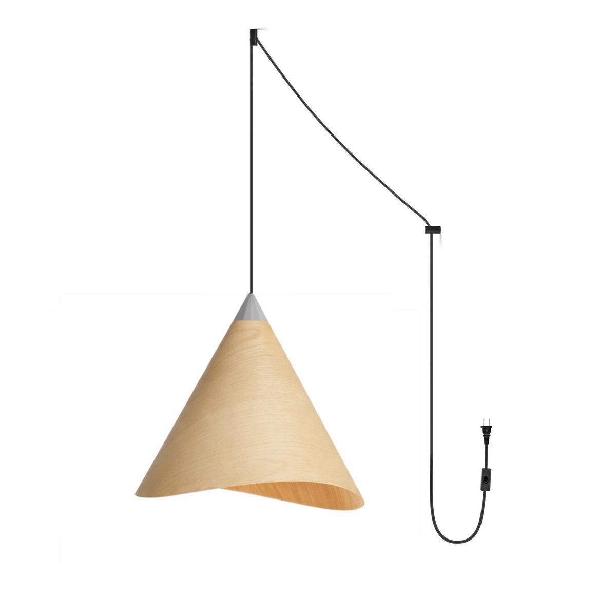 Vela Wood Swag Pendant Light