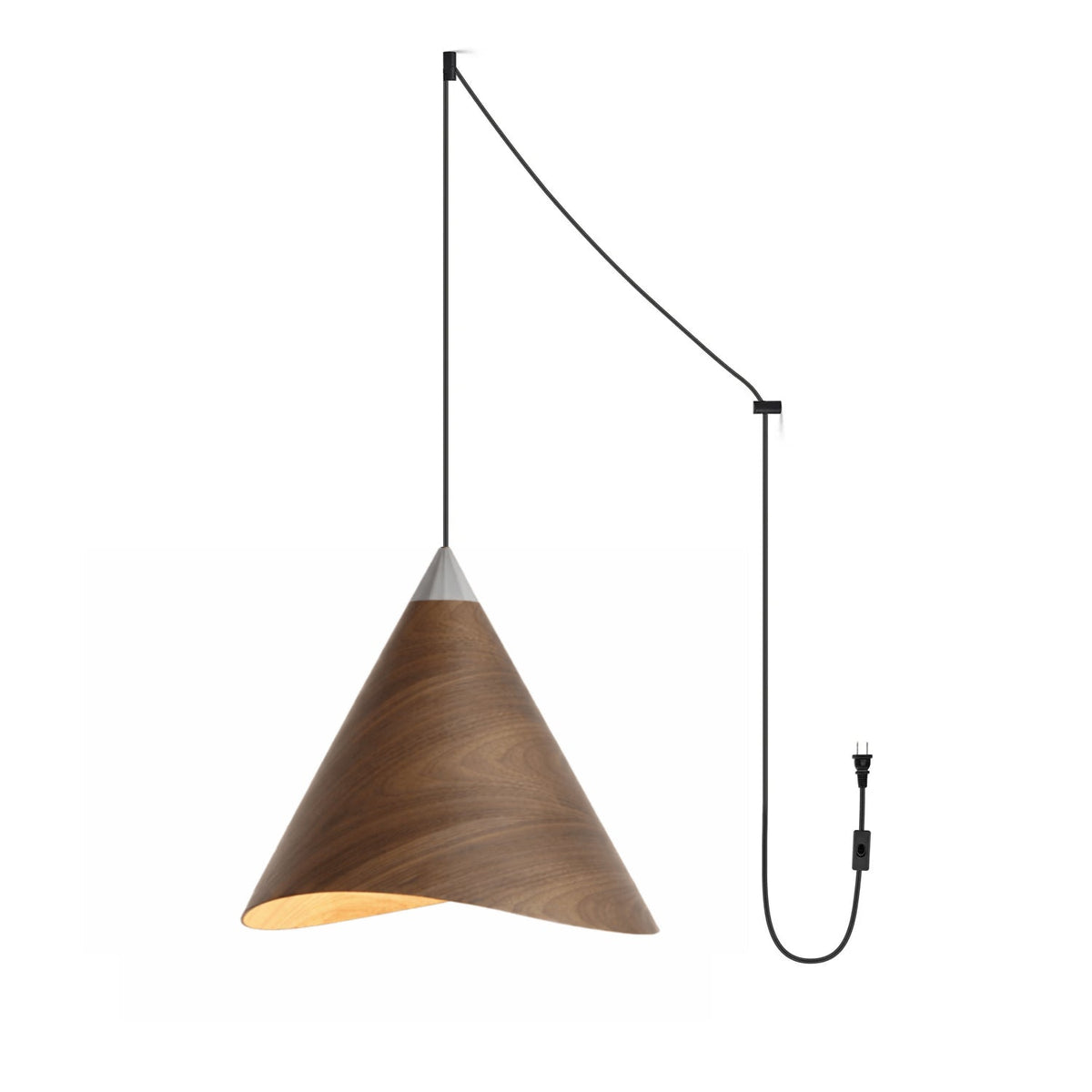 Vela Wood Swag Pendant Light