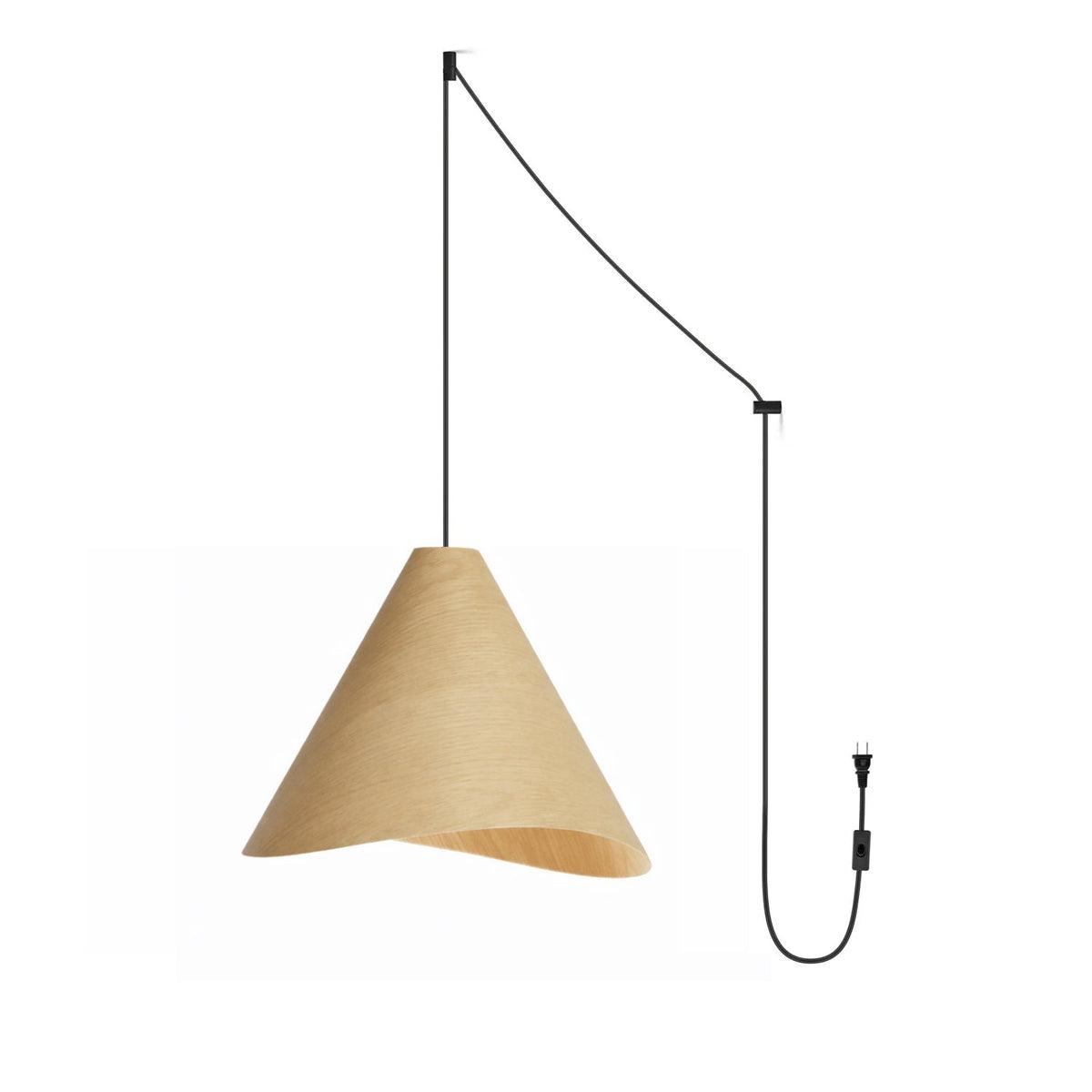 Vela Wood Swag Pendant Light