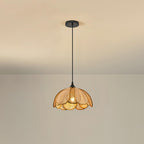 Bloom Rattan Swag Pendant Lamp