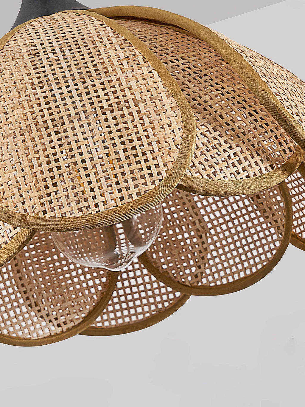 Bloom Rattan Swag Pendant Lamp