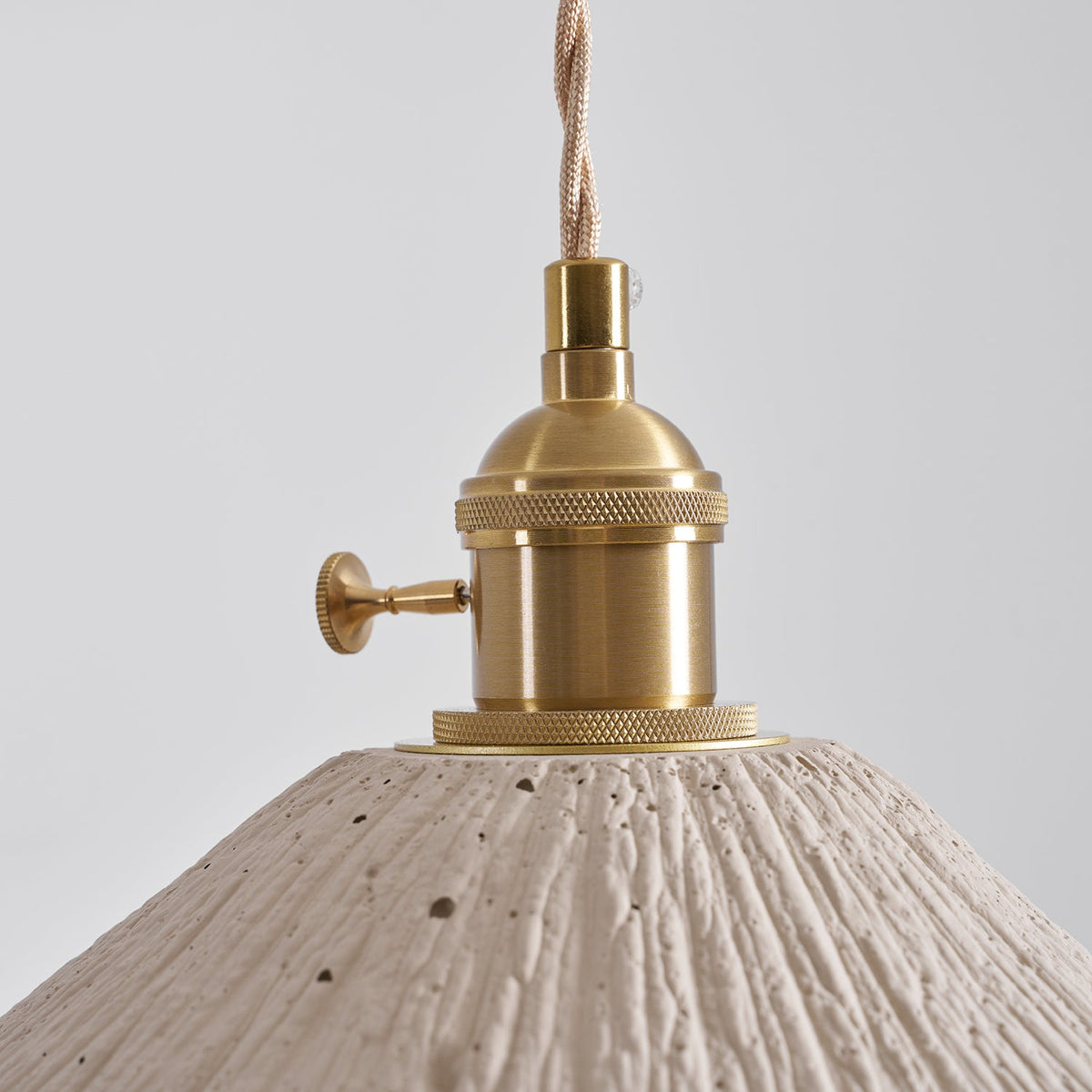 Microcement Swag Pendant Lamp